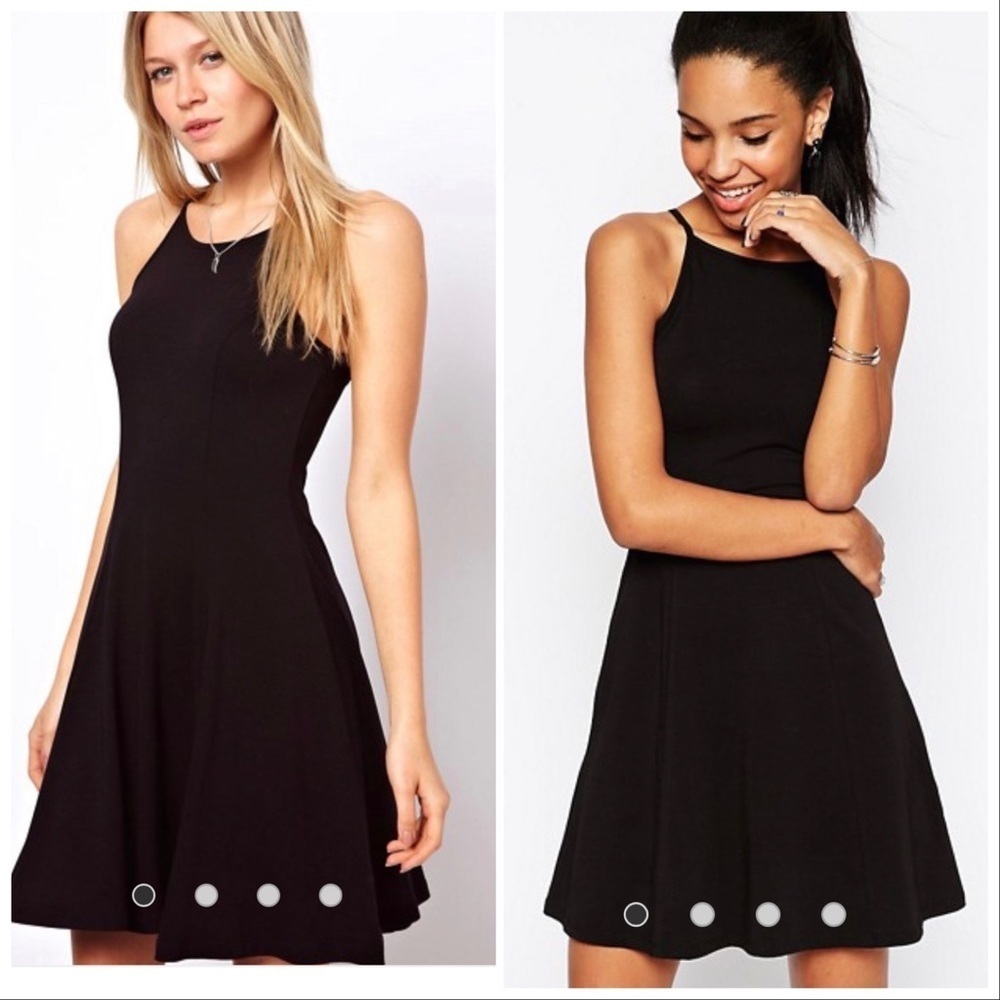 Jump Apparel black dress spaghetti straps M
